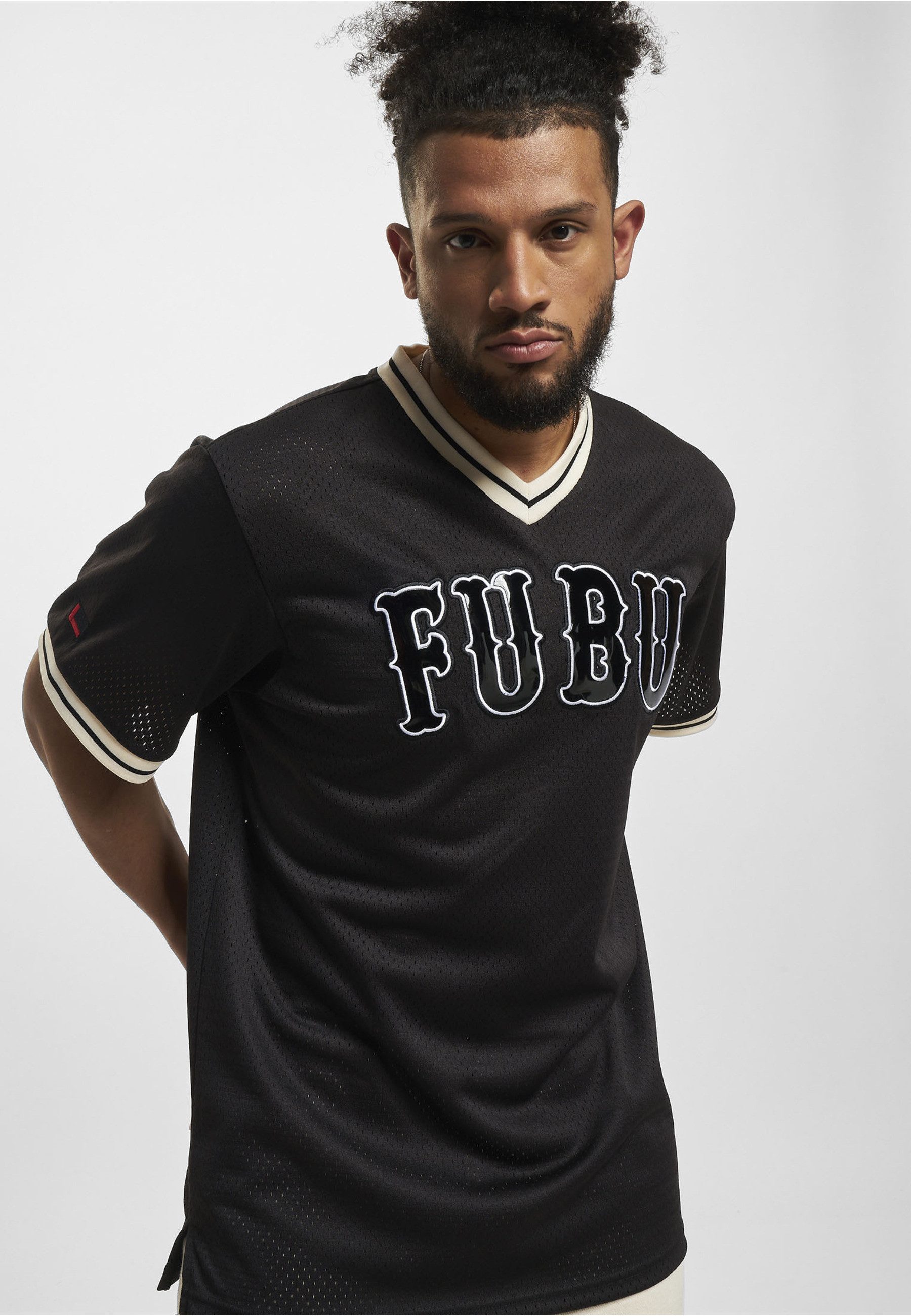 Fubu T-Shirt Fubu Herren FM231-002-2 FUBU Vintage Lacque Mesh Tee (1-tlg)