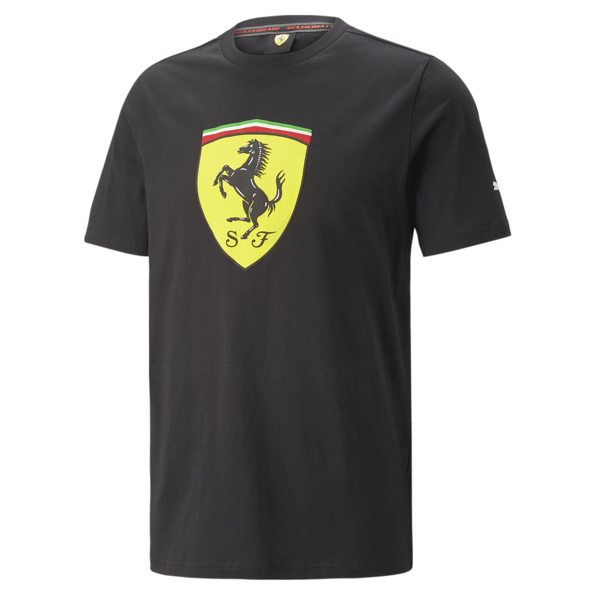 PUMA T-Shirt Scuderia Ferrari Big Shield T-Shirt Herren Black
