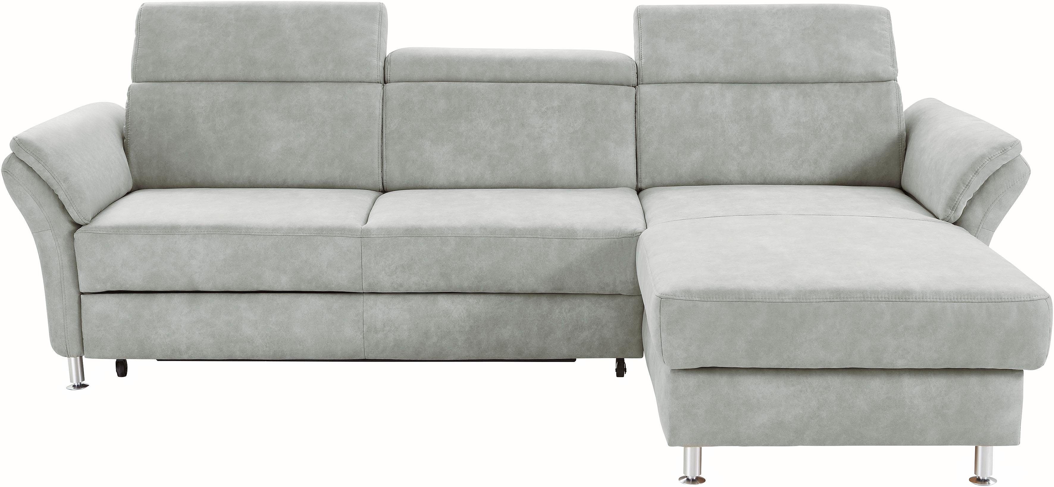 sit&more Ecksofa "Avignon L-Form" Kopfteilverstellung, wahlweise mit Bettfu günstig online kaufen