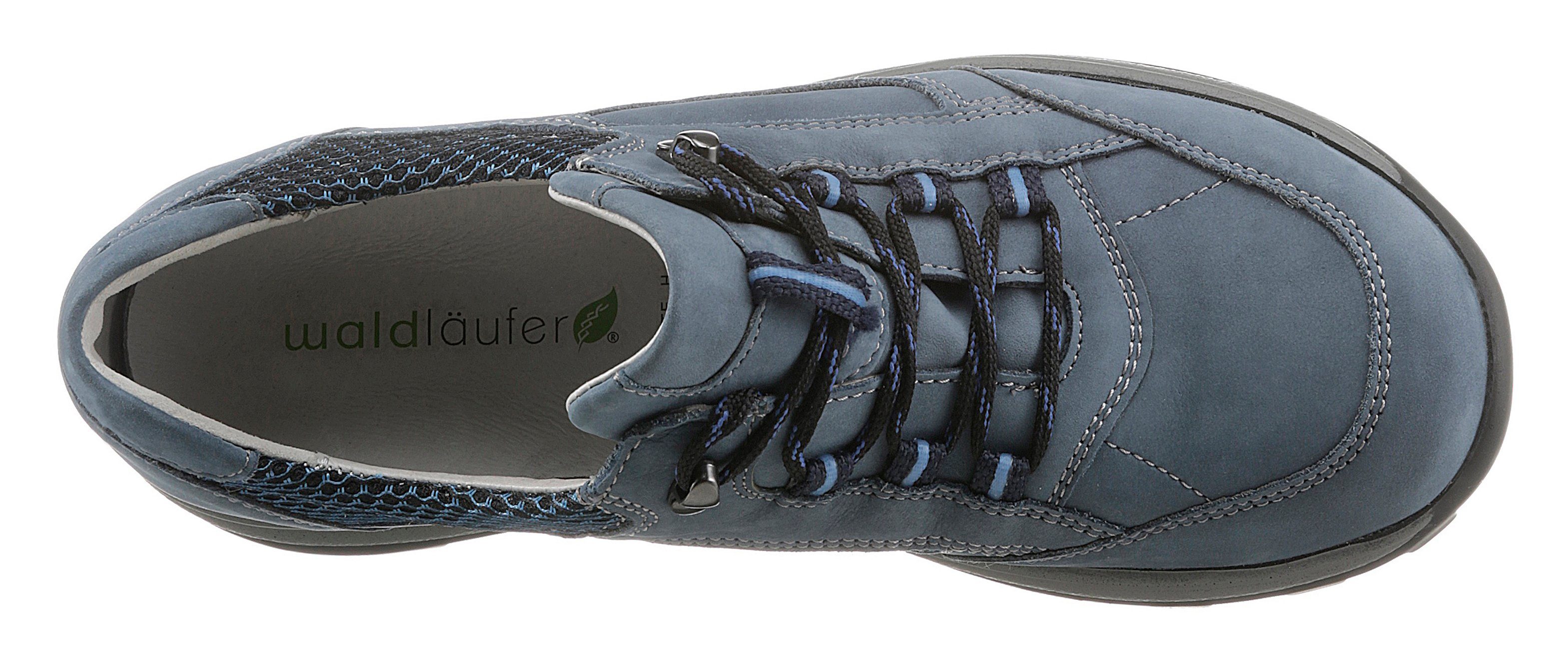Waldläufer HOLLY Schnürschuh mit herausnehmbarem Fußbett jeansblau-kombiniert