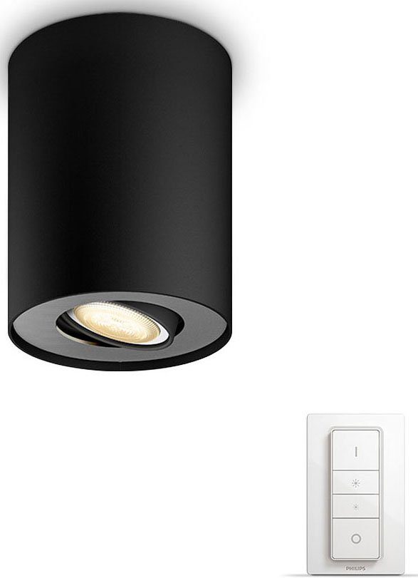 Philips Hue LED Deckenspot »Philips Hue White Amb. Pillar Spot 1 flg.«,  einfache und intuitive Bedienbarkeit via mitgeliefertem Hue Dimmschalter, 4  vorprogrammierte Lichtszenen, steuerbar per Bluetooth oder Hue Bridge  online kaufen | OTTO