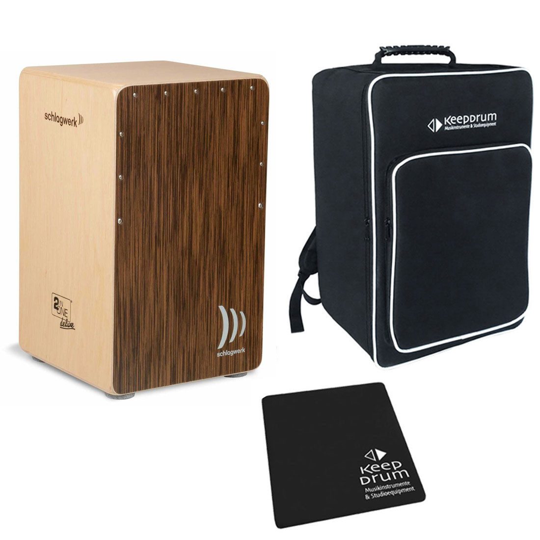 Schlagwerk Cajon Schlagwerk CP 430 Cajon mit Tasche mit Sitzpad