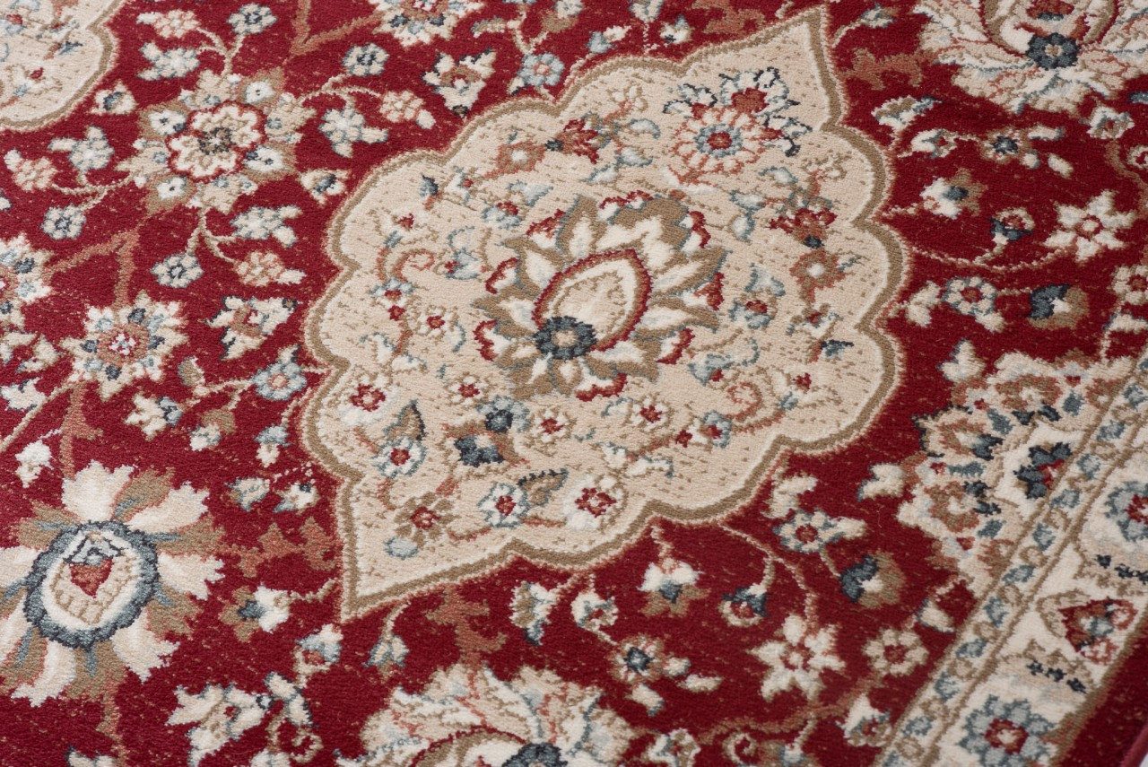 Tapiso Läufer DUBAI, rechteckig, Höhe: 10 mm, Brücke Flur Klassisch Traditionell Wohnzimmer Schlafzimmer Meterware