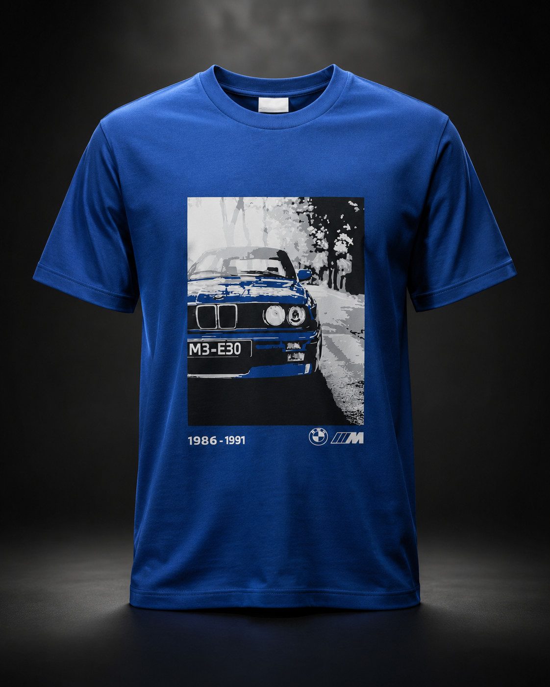 BMW T-Shirt BMW M T-Shirt Grafik 1 blau M3 E30 Limited Edition