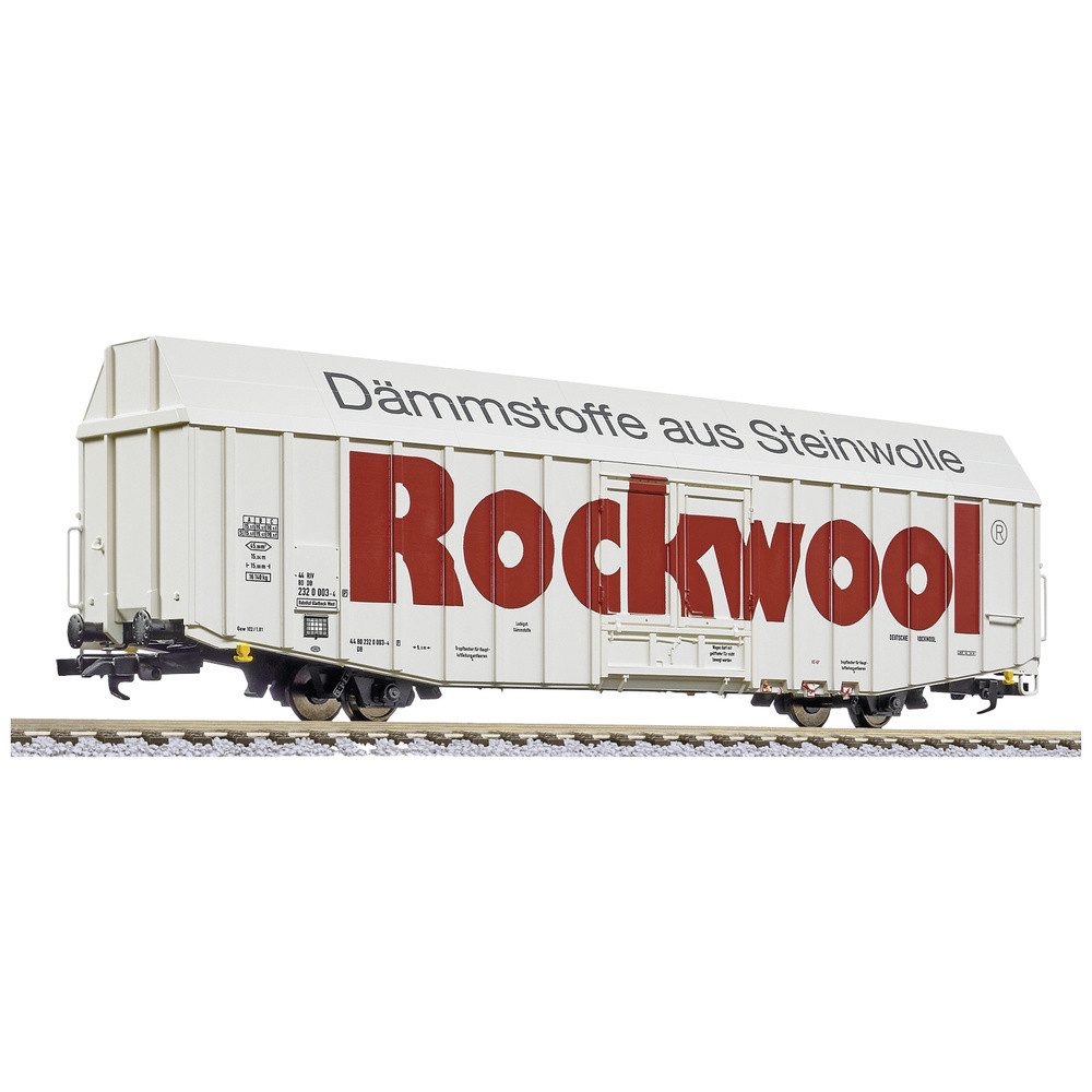 Güterwagen Liliput L235814 H0 Großräumiger Güterwagen Hbbks Rockwool der DB Rockw
