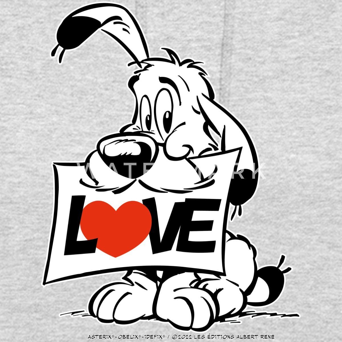Spreadshirt Hoodie Asterix & Obelix Charakter Idefix Unisex Hoodie (1-tlg)