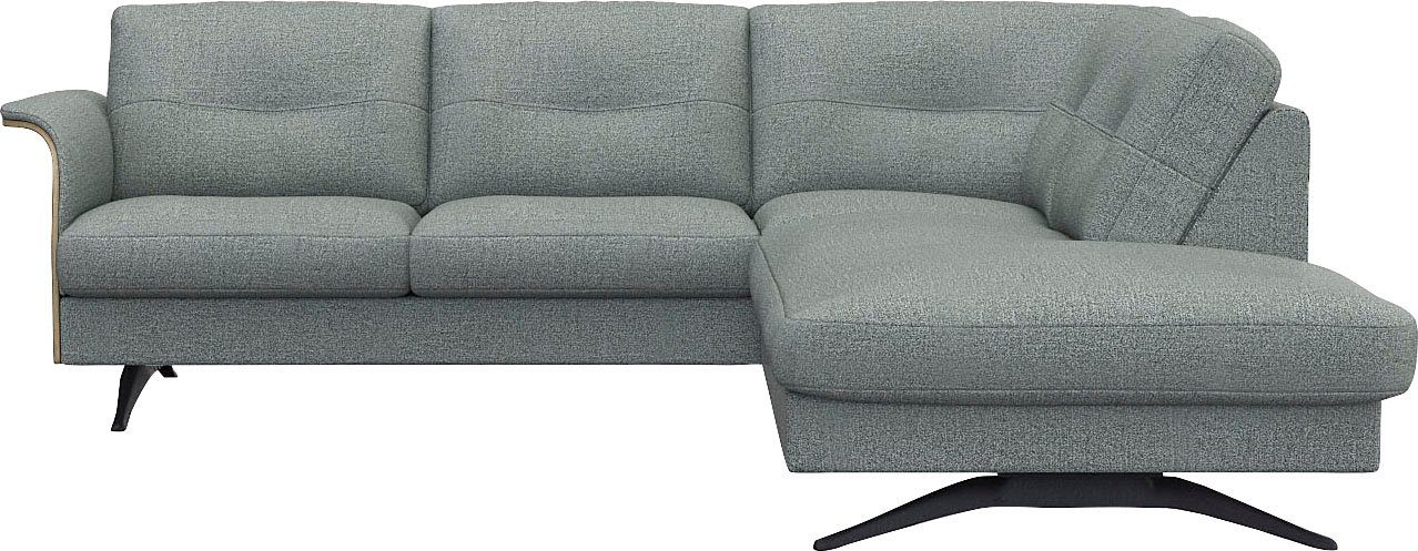 FLEXLUX Ecksofa Glow, super bequem durch hochwertigem Sitzaufbau mit Federkern, L-Form, Modernes skandinavisches Design