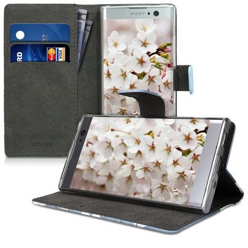 kwmobile Handyhülle Wallet Case für Sony Xperia XA2, Hülle mit Ständer Kartenfächer - Handyhülle