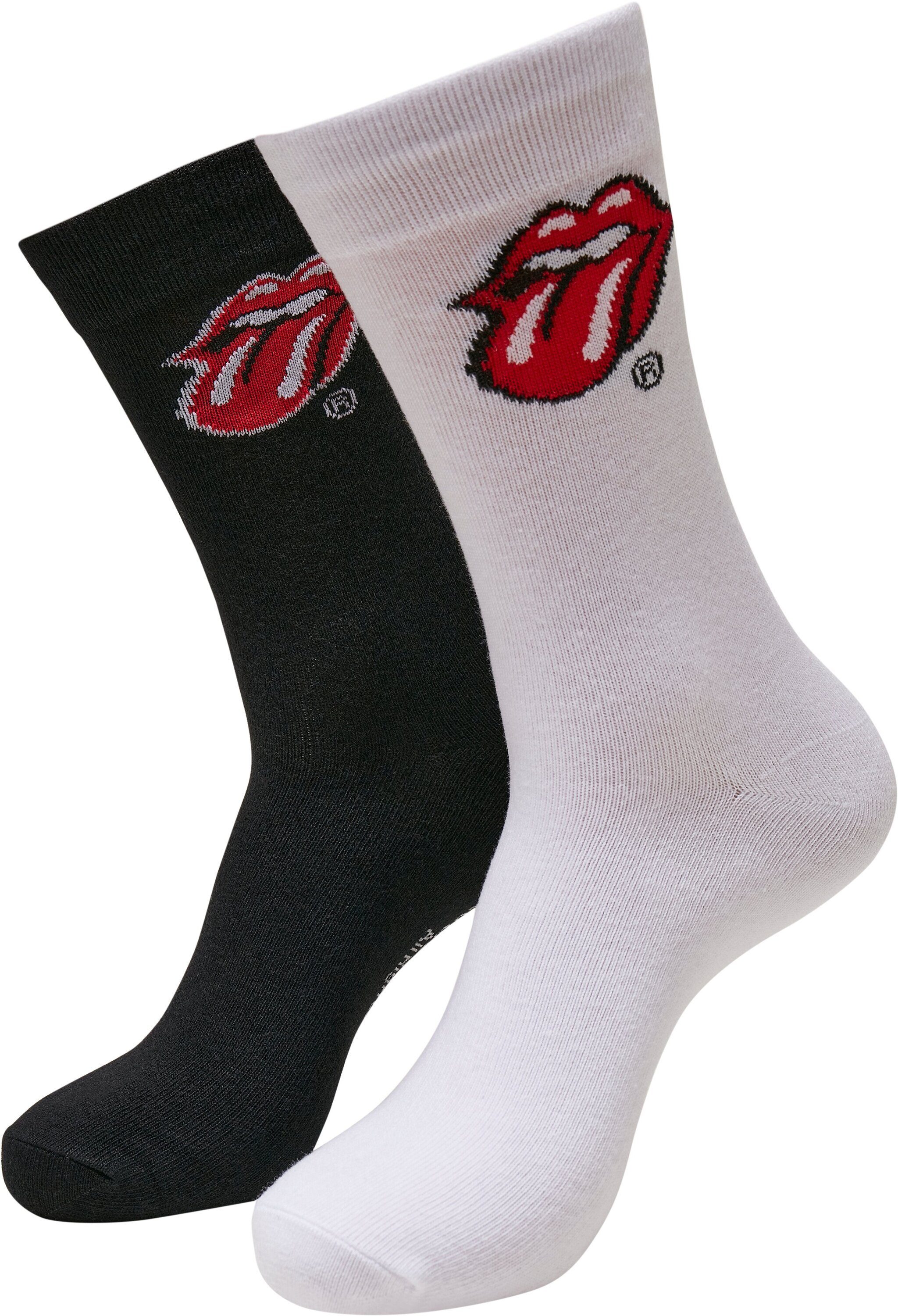 Merchcode Freizeitsocken Accessoires Rolling Stones Tongue Socks 2-Pack (1-Paar)