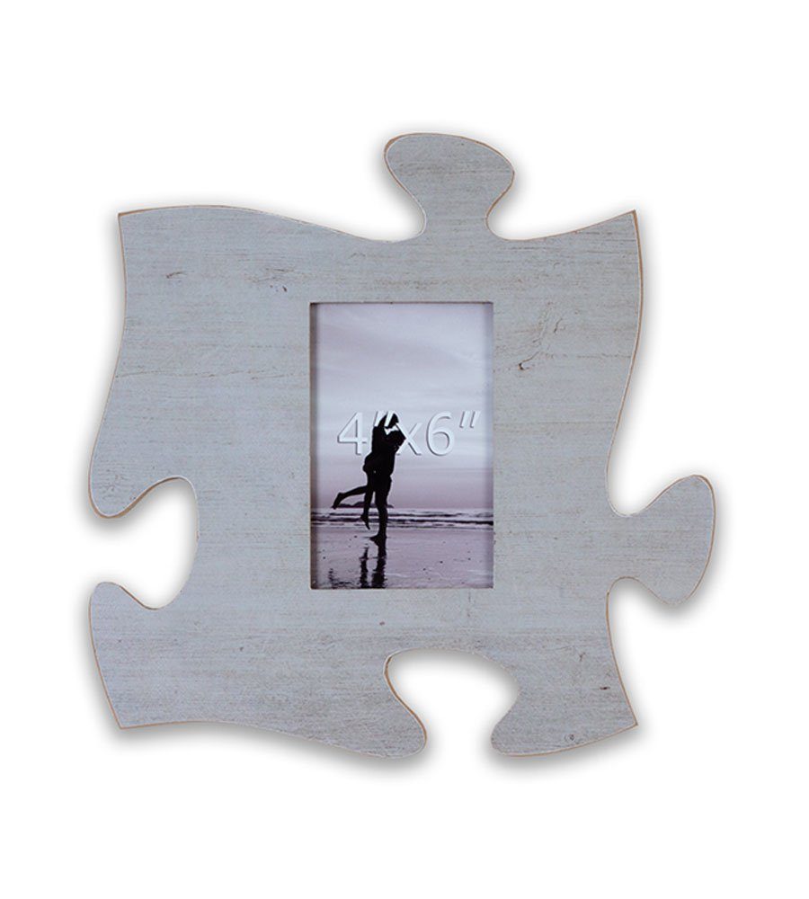 IDEAL TREND Bilderrahmen »Puzzle Holz Bilderrahmen Collage Foto Rahmen  kombinierbar Galerie Lifestyle«