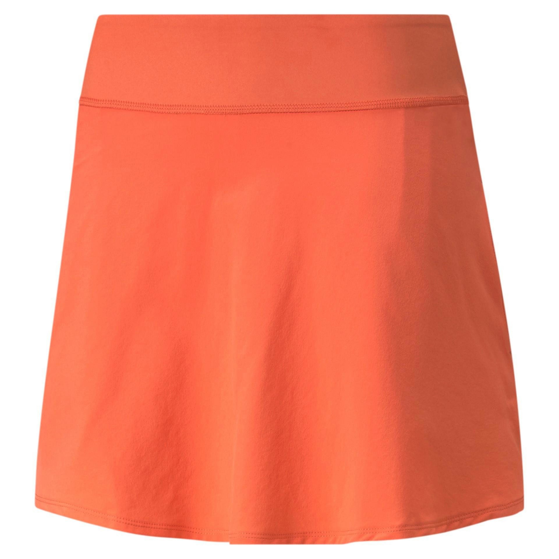 PUMA Skort Puma Golf Skort PWRSHAPE Solid Koralle Damen