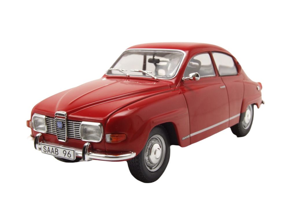 Whitebox Modellauto Saab 96 V4 1970 rot, Maßstab 1:24