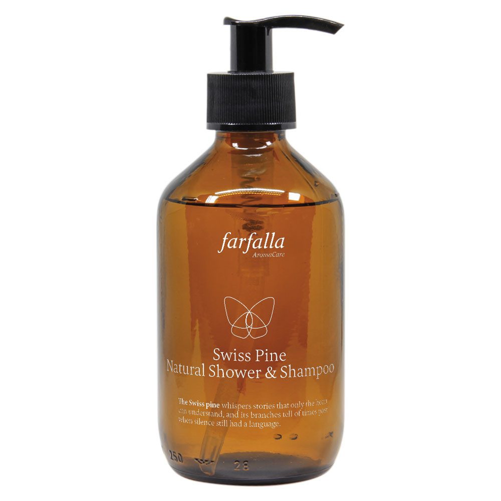 Farfalla Essentials AG Haarshampoo Swiss Pine Natural Shower Shampoo, 250 ml