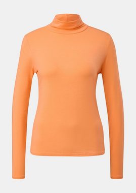 comma casual identity Langarmshirt Turtleneck-Shirt aus softem Modal