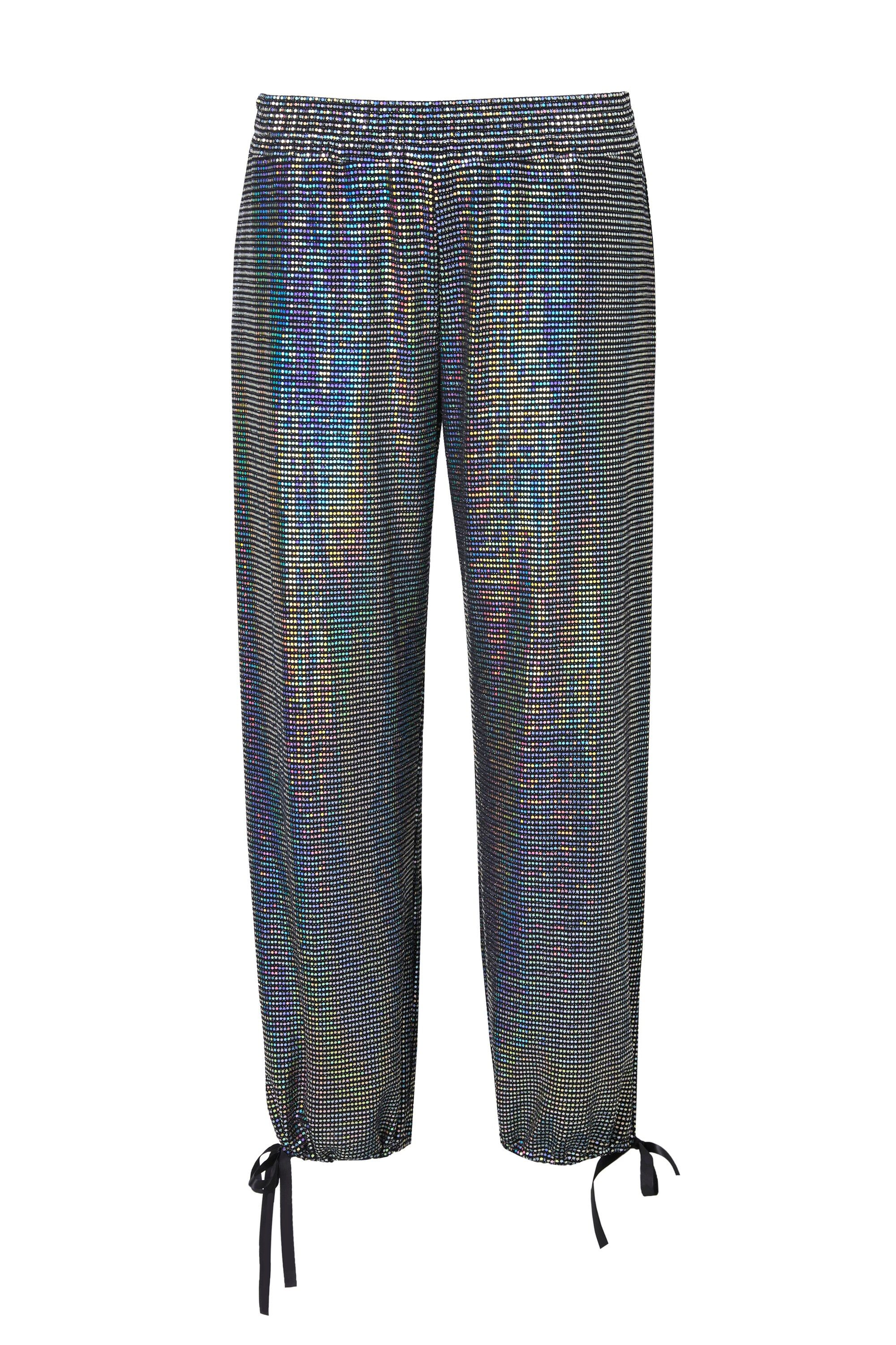 Angel of Style Schlupfhose Hose gerades Bein Paillettenoptik Elastikbund günstig online kaufen