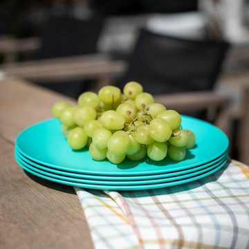 KOZIOL Teller Nora Plate M, Strong Green, 26.4 cm