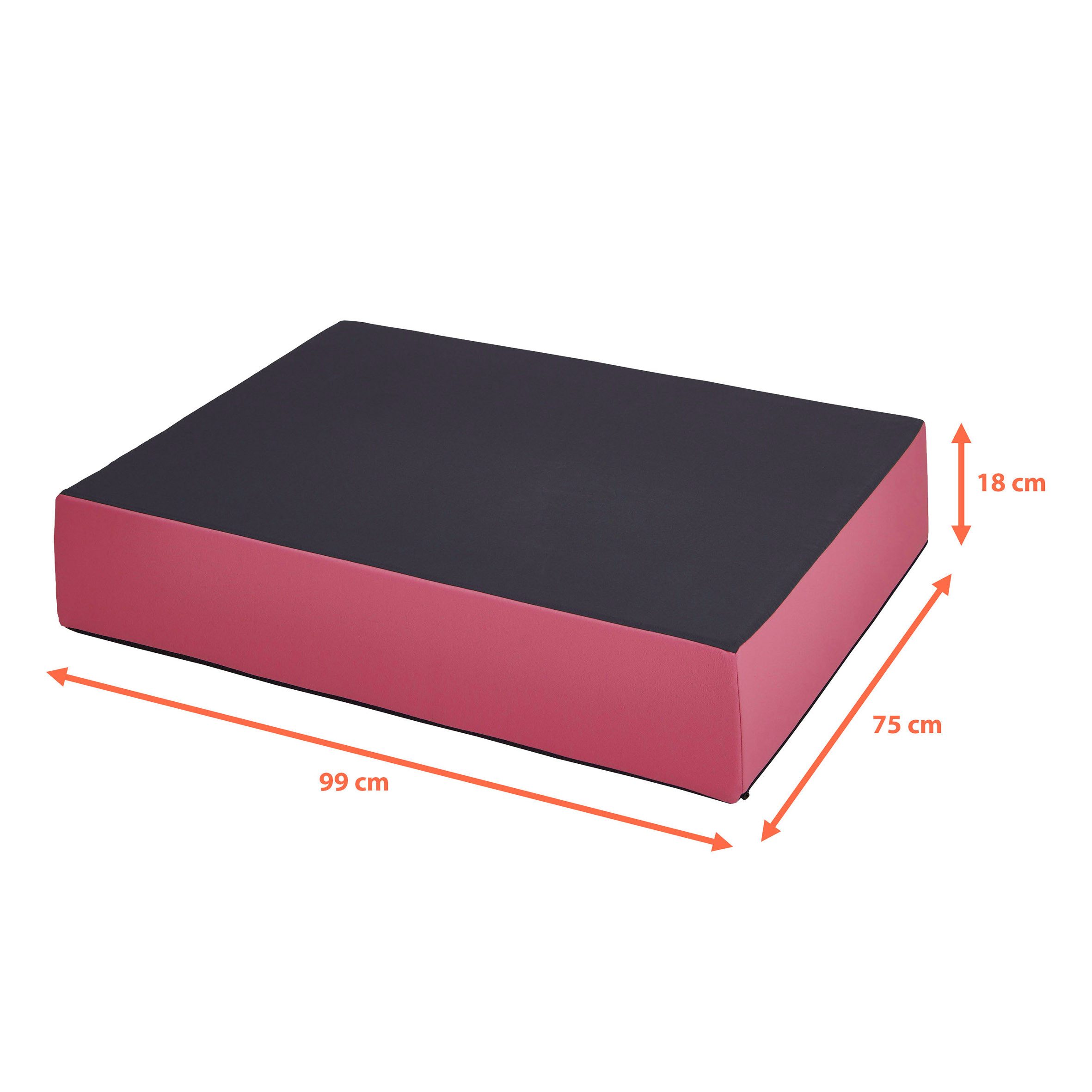 Spetebo Weichbodenmatte Jump Hüpfpolster 99 x 75 x 18 cm (Packung, 1-St., 1 tlg), Hüpfmatratze für Kinder ab 3 Jahre bis 40 kg