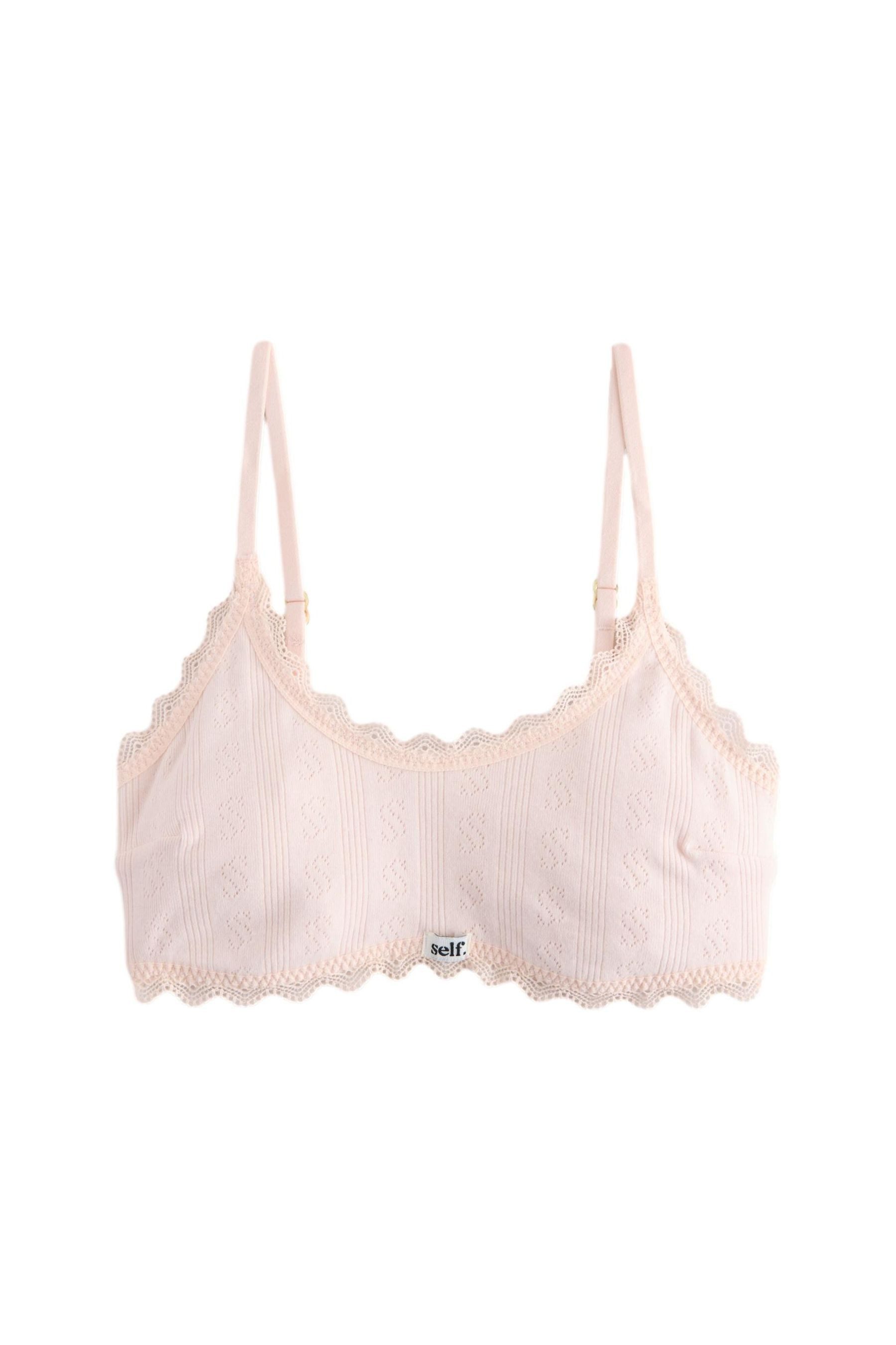 self Bralette-BH Bralette mit Lochstickerei (1-tlg) günstig online kaufen