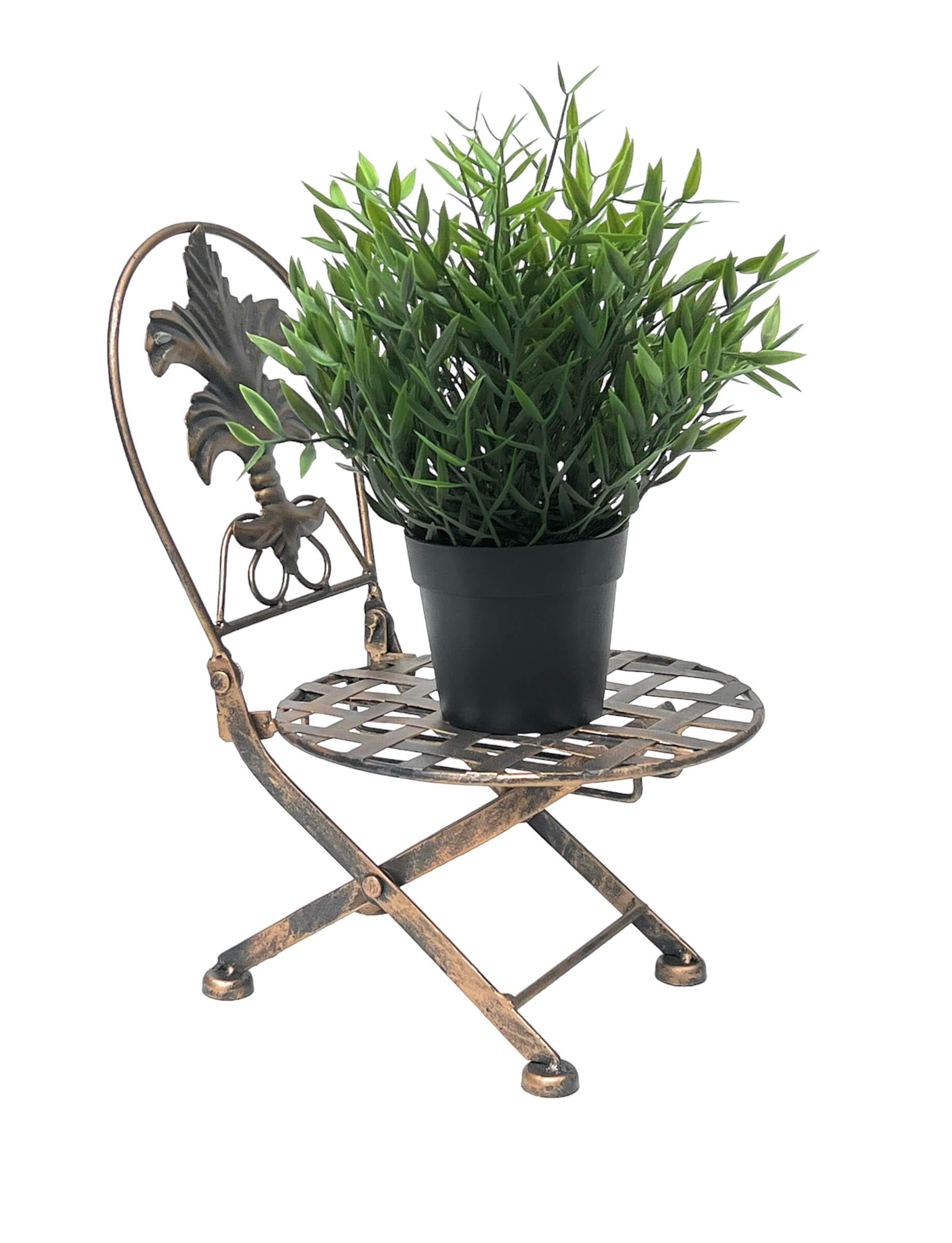 DanDiBo Blumenhocker Blumenhocker Stuhl klappbar Blumenständer Pflanzenständer 32 cm