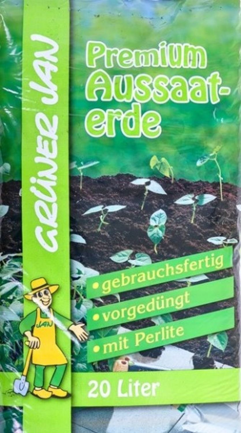 Grüner Jan Pflanzerde Aussaaterde 20 Liter