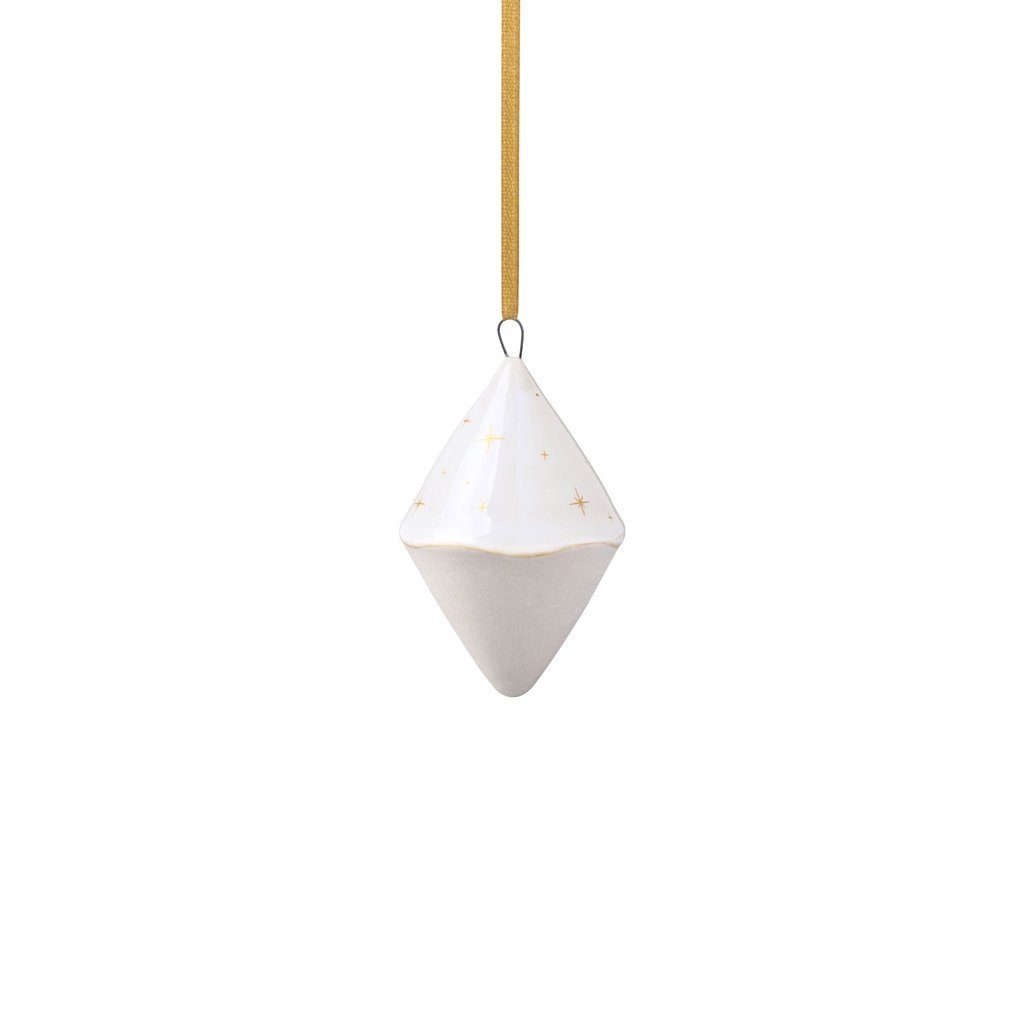 like. by Villeroy & Boch Dekofigur Winter Glow Ornament Doppelkegel, 5x5x8 cm (1 St)