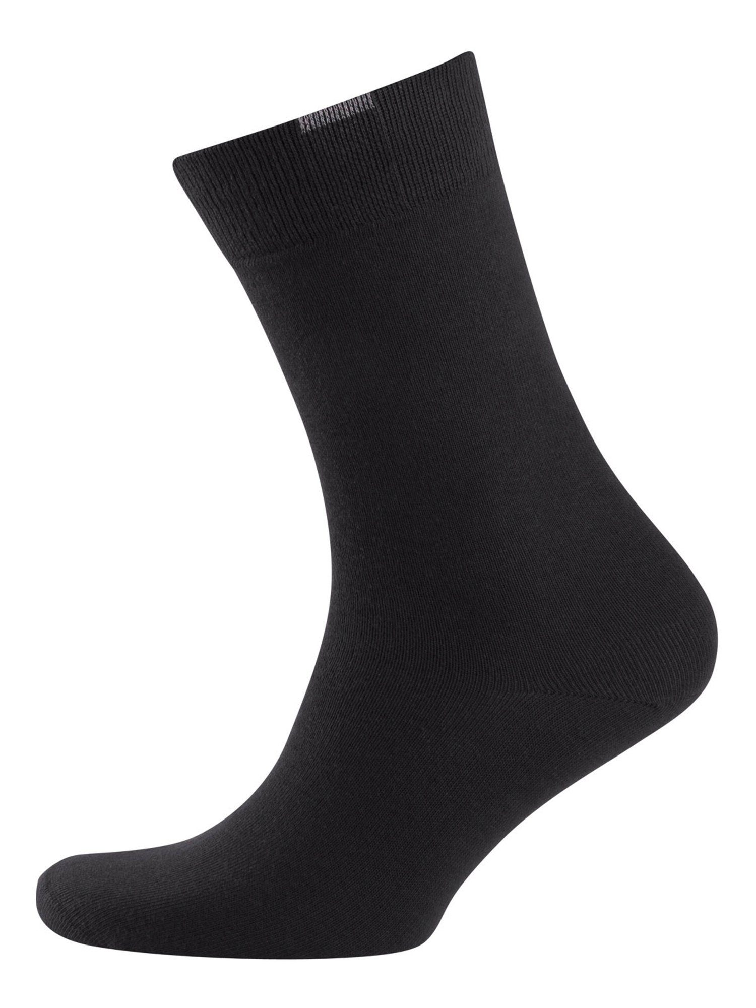 Basicsocken Nur günstig uni Passt Der (15-Paar) Socken schwarz Perfekt