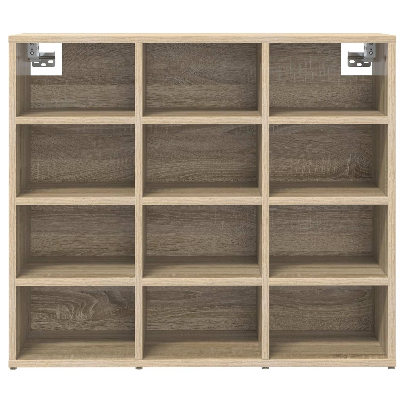 vidaXL Schuhregal Schuhschrank 77,5 x 30 x 67 cm Holzwerkstoff Sonoma-Eiche, 1-tlg. – Bild 5 von 5