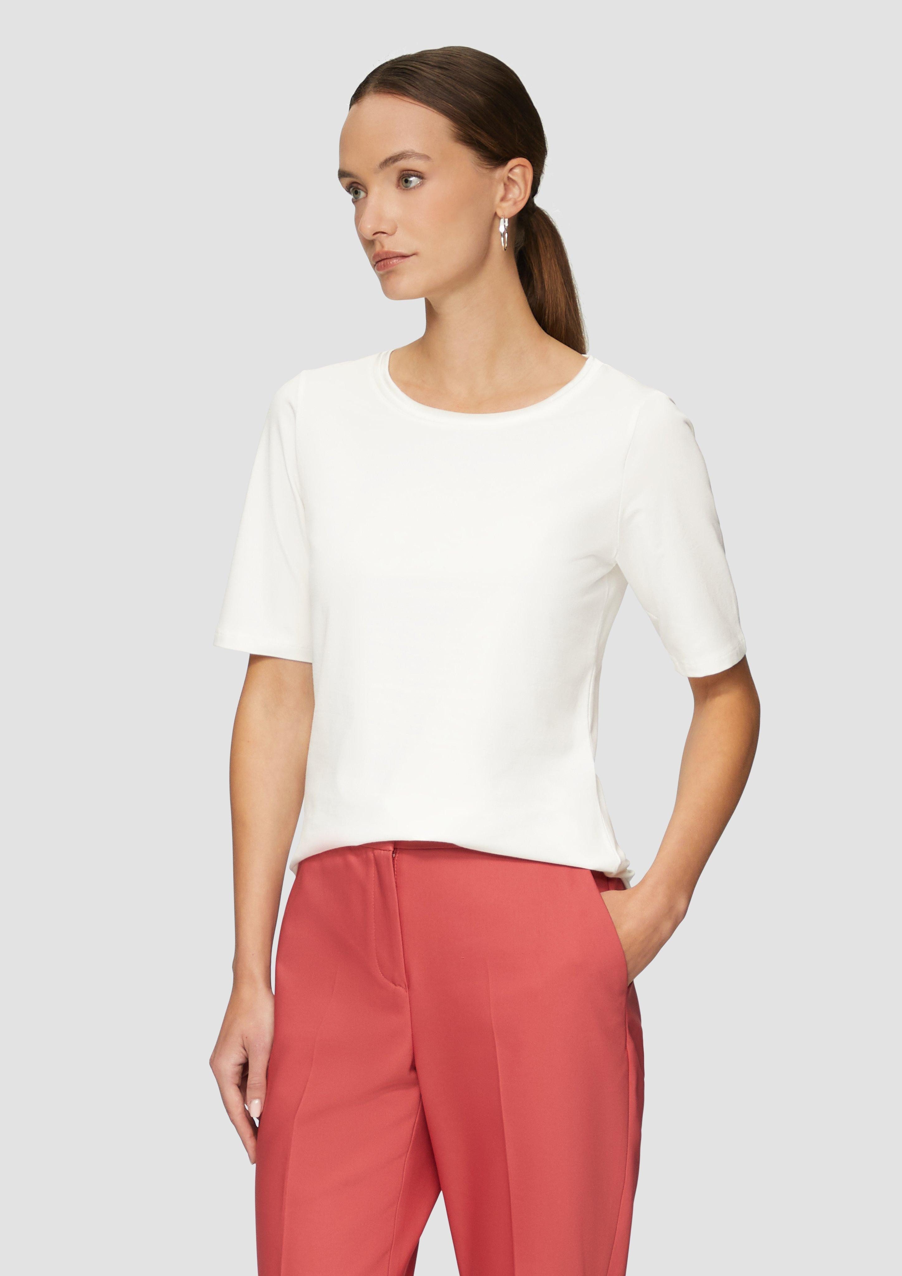 s.Oliver BLACK LABEL Kurzarmshirt T-Shirt aus günstig online kaufen