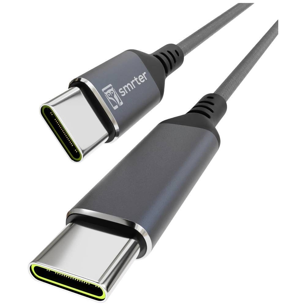 NO NAME USB-C® Kabel USB-Kabel, mit OTG-Funktion, Rund, Stoff-Ummantelung