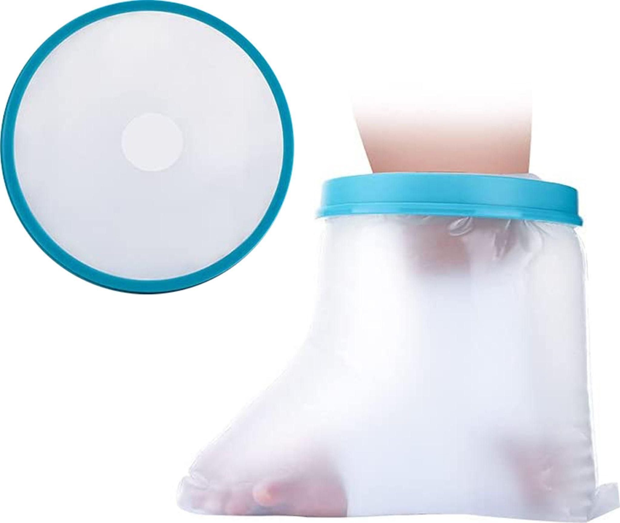 FELIXLEO Gips-und Verbandschutz Wasserdichter Duschschutz für Gipsverbände an Fuß und Bein – Bild 2 von 5