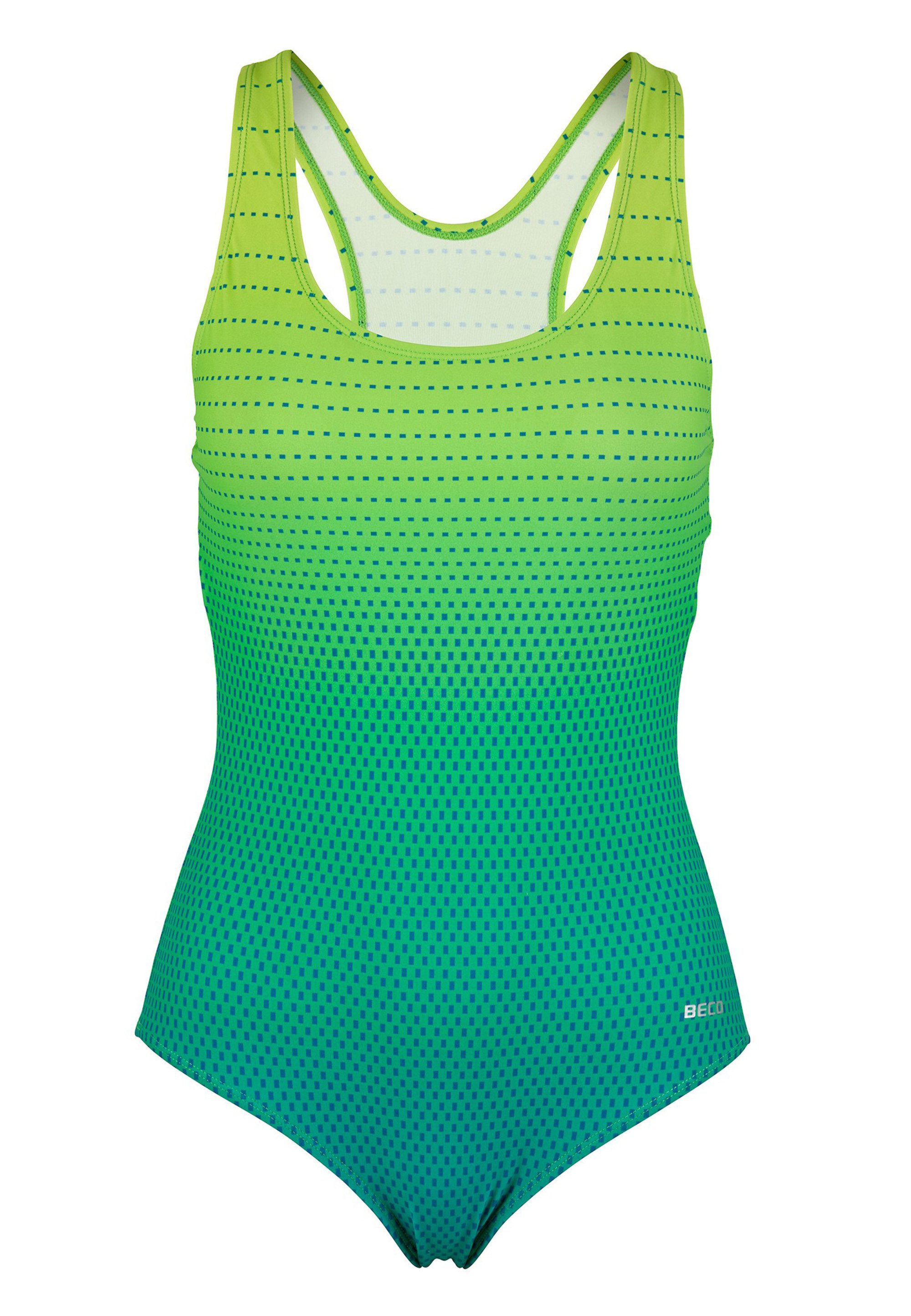 Beco Beermann Badeanzug Maxpower – Gradient Dots (1-St) mit starkem Halt & stylischem Rücken