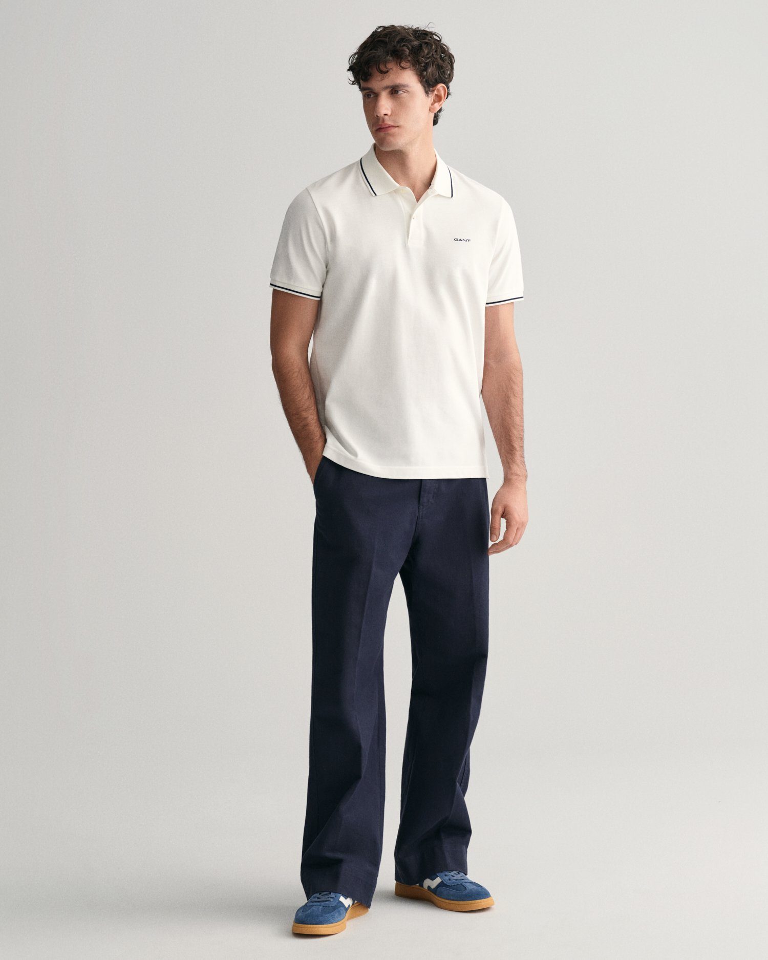 Gant Poloshirt TIPPING SS PIQUE POLO – Bild 4 von 5