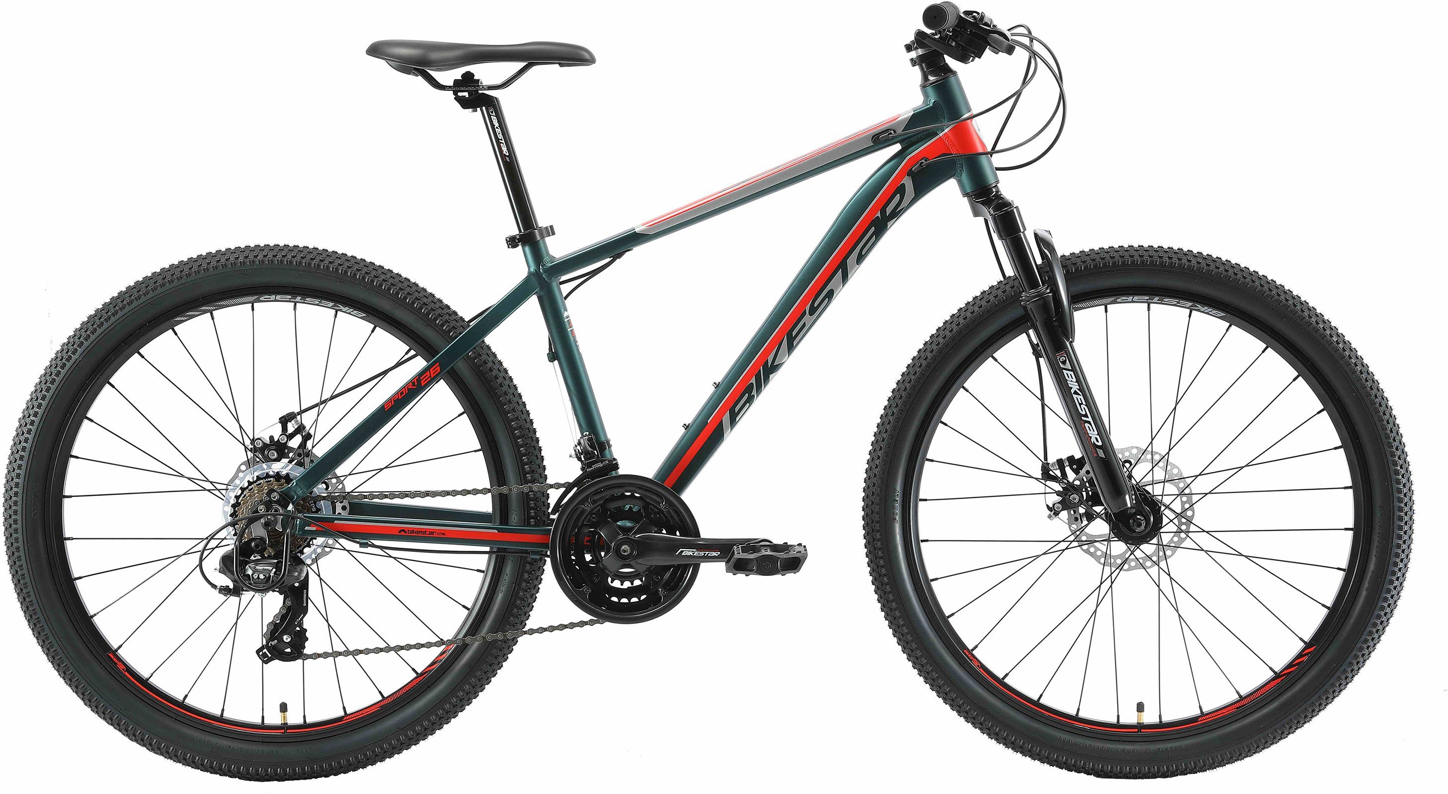 Bikestar Mountainbike, 21 RD-TY300 Kettenschaltung Schaltwerk, Gang Shimano