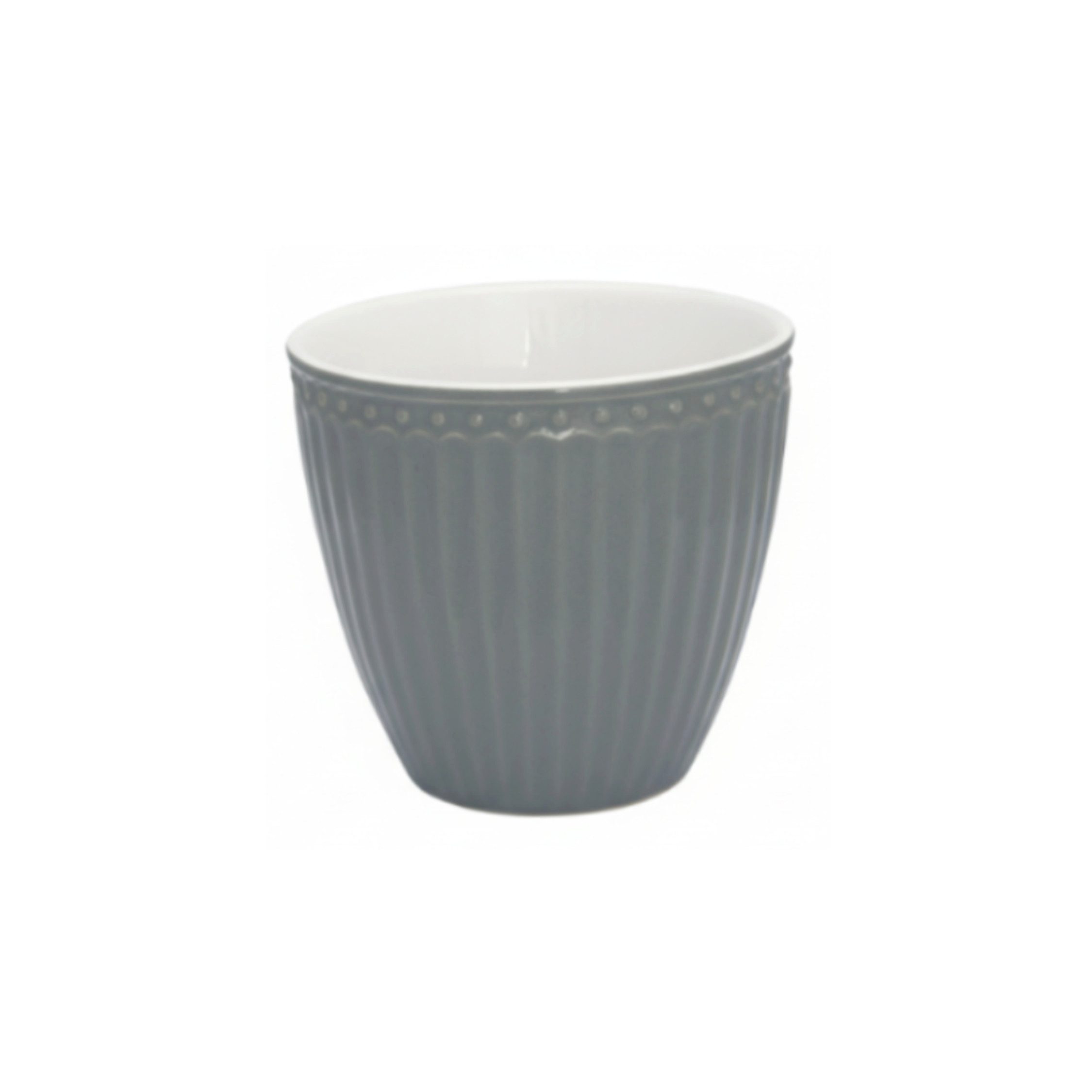 Greengate Espressotasse GreenGate Mini Latte Cup Alice Steingrau