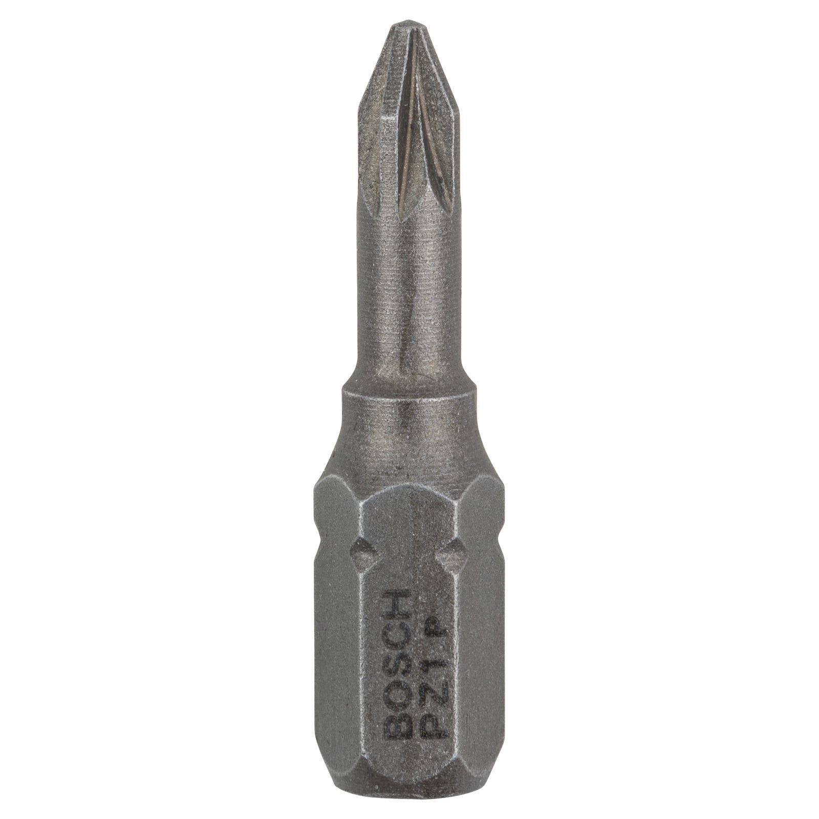BOSCH Kreuzschlitz-Bit Schrauberbit Extra-Hart PZ 3, 25 mm, 100er-Pack ...