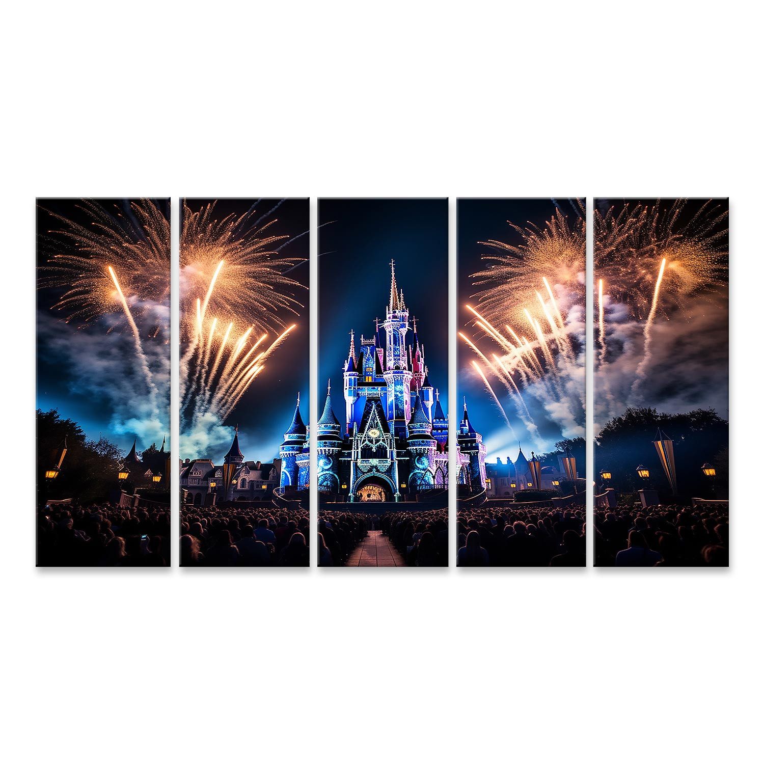 islandburner Leinwandbild Neujahrs feuerwerk Feier Sylvester Bilder
