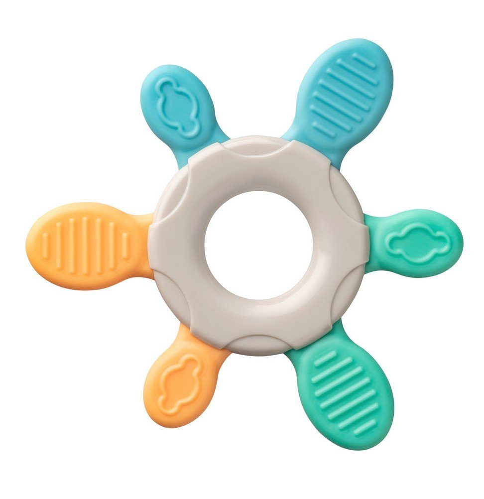 Babynova Beißring Siikon Pink oder Türkis, 3m+