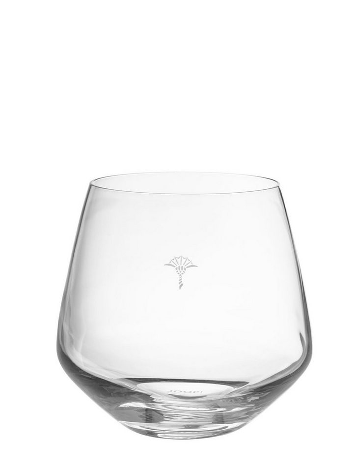 Joop! Glas JOOP! LIVING - SINGLE CORNFLOWER Wasserglas 2er Set, Glas, Aus  hochwertigem Kristallglas gefertigt