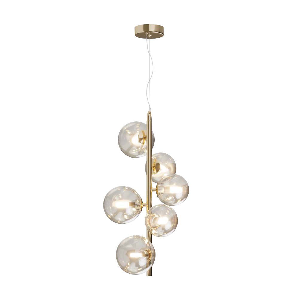 Maytoni Hängeleuchte, Leuchtmittel nicht inklusive, Pendelleuchte Deckenlampe Hängelampe Designleuchte Gold
