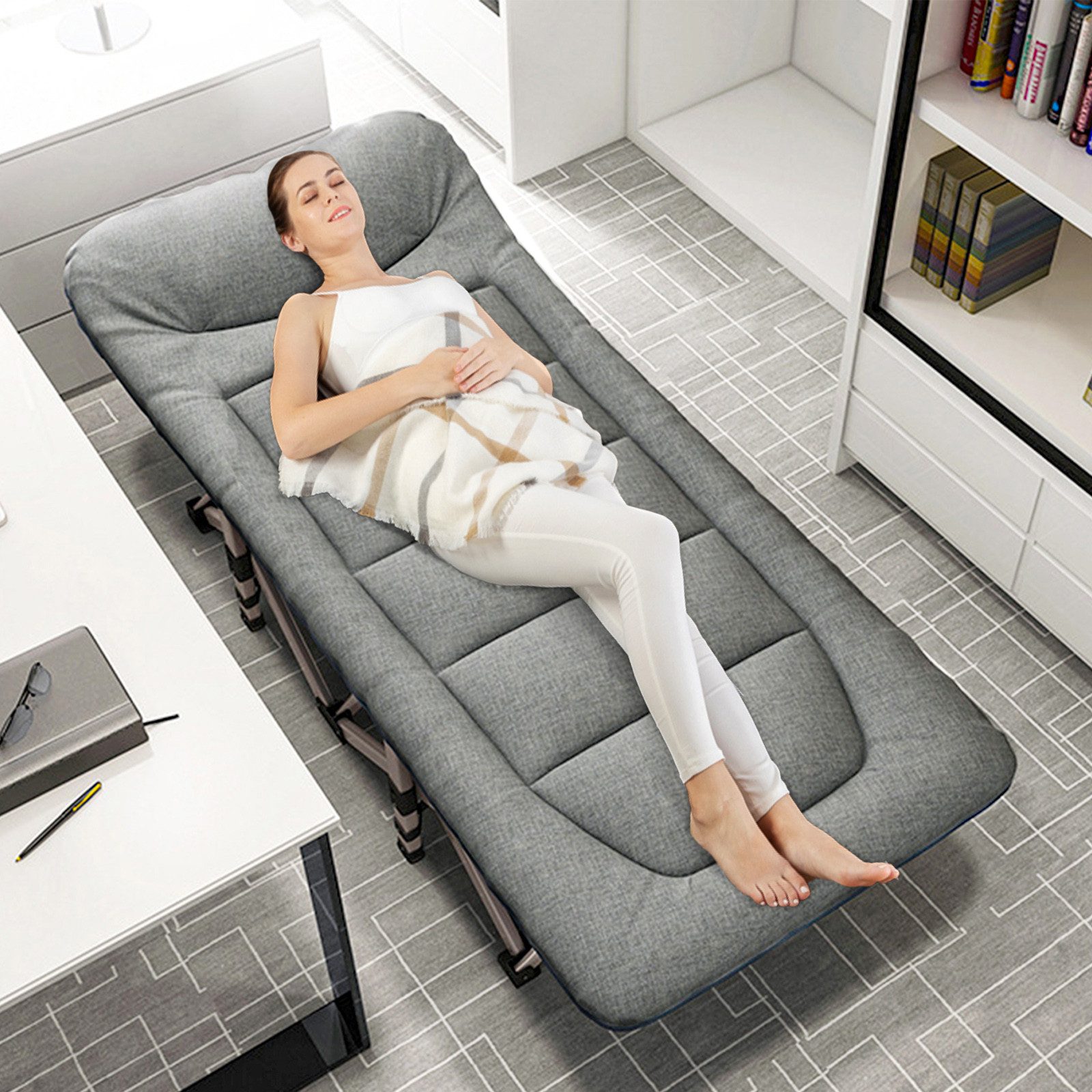 CALIYO Feldbett Campingbett feldbett klappbar, Faltbar Gästebett bis 150 kg günstig online kaufen