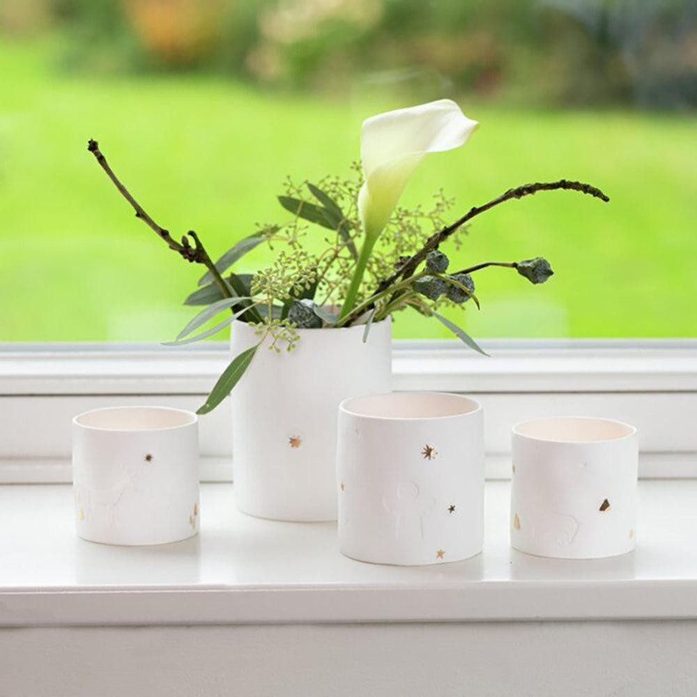 Räder Windlicht Design Teelichthalter Wintergeschichten Hirsch (6,5cm)