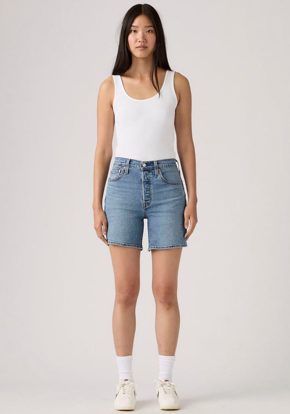 Levi's® Shorts 501® MID THIGH SHORT im Five-Pocket Style