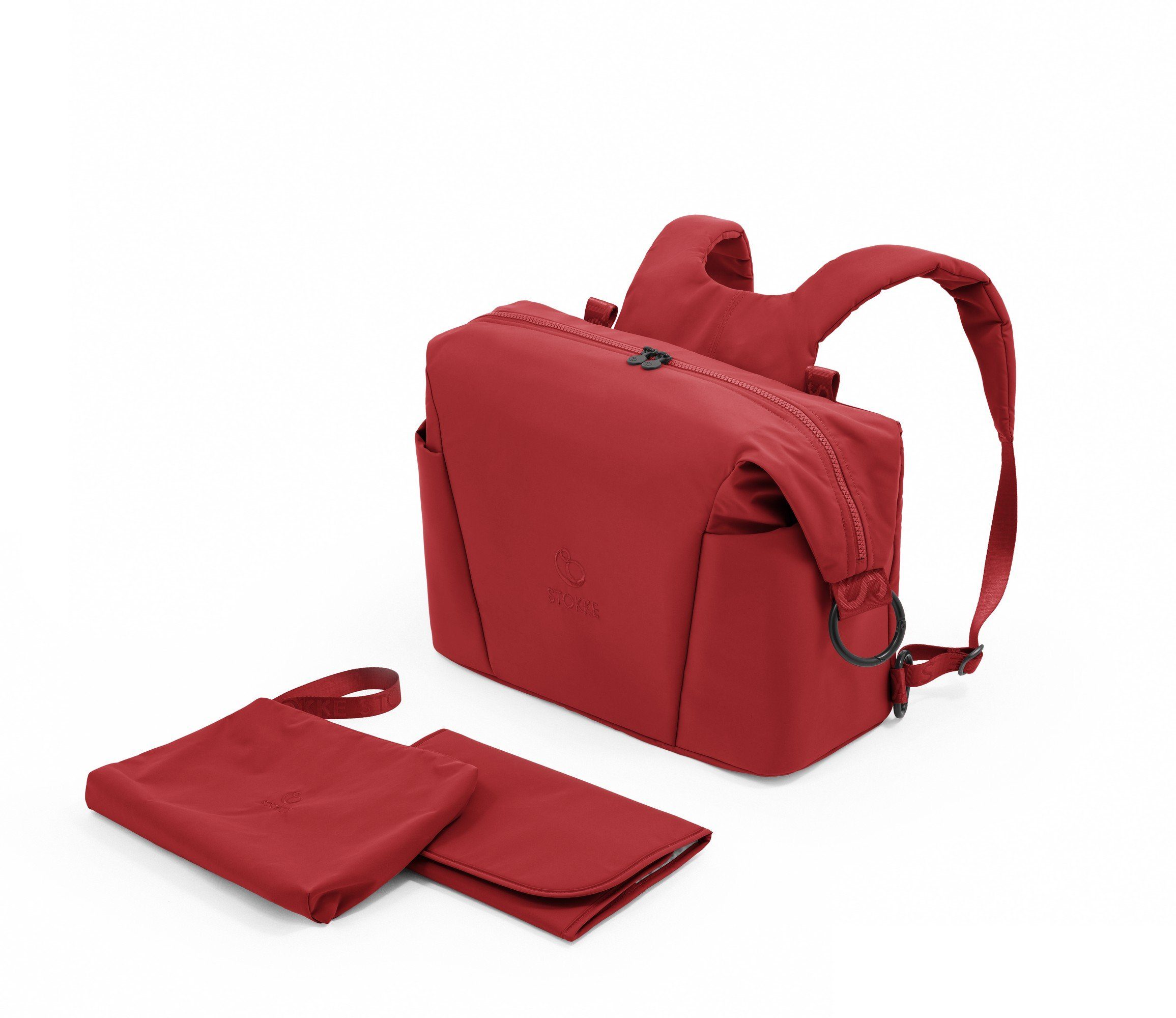 Xplory Trageoptionen Wickeltasche auch passend für - den Stokke X zwei Red Tasche mit Ruby