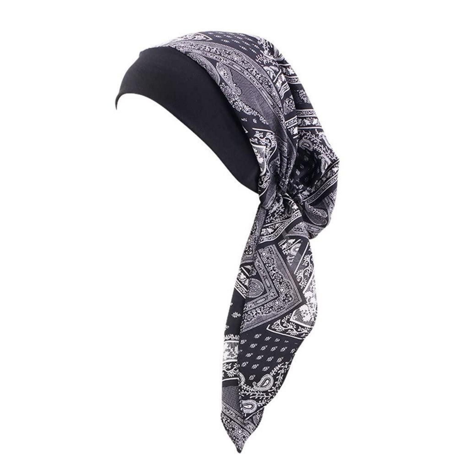 LuxusKollektion Turban Chemo Kopftuch Damen Turban Schal, (1-St)