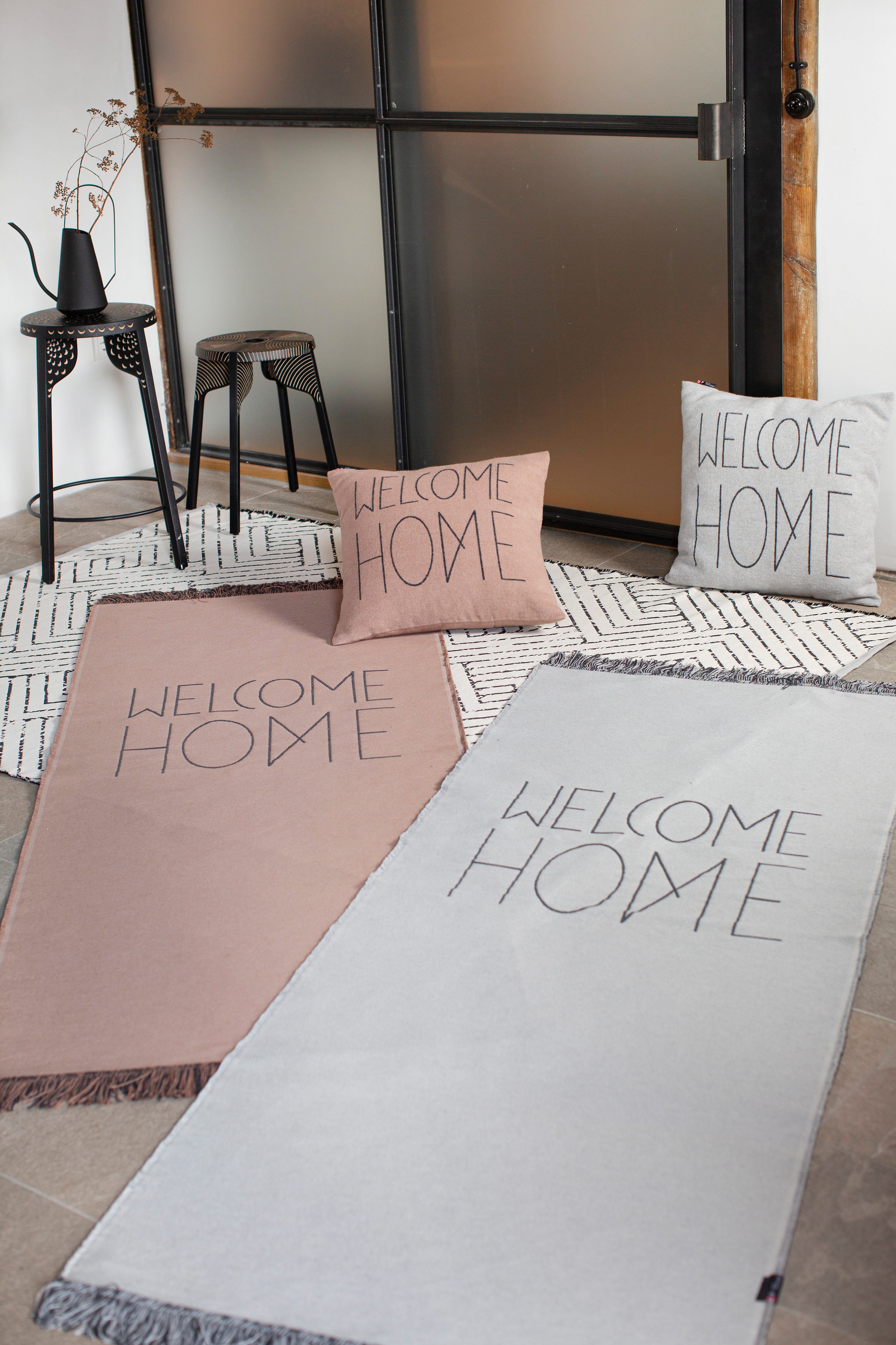 DAVID FUSSENEGGER Kissenhülle Silvretta 'welcome home' günstig online kaufen