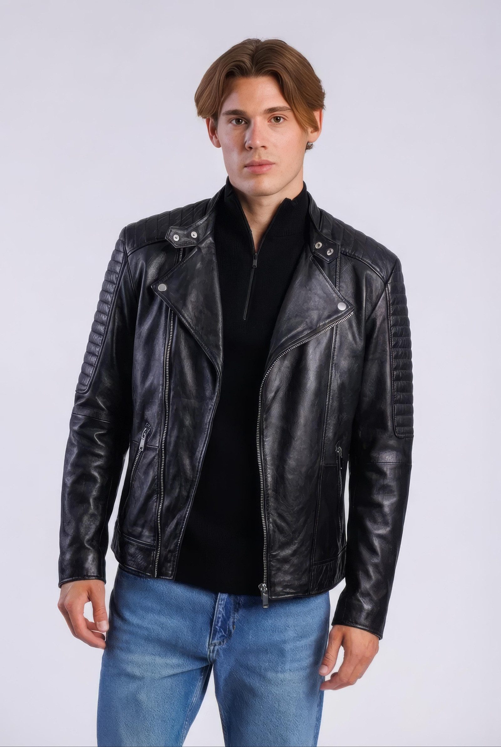 Freaky Nation Lederjacke Crossover-FN günstig online kaufen