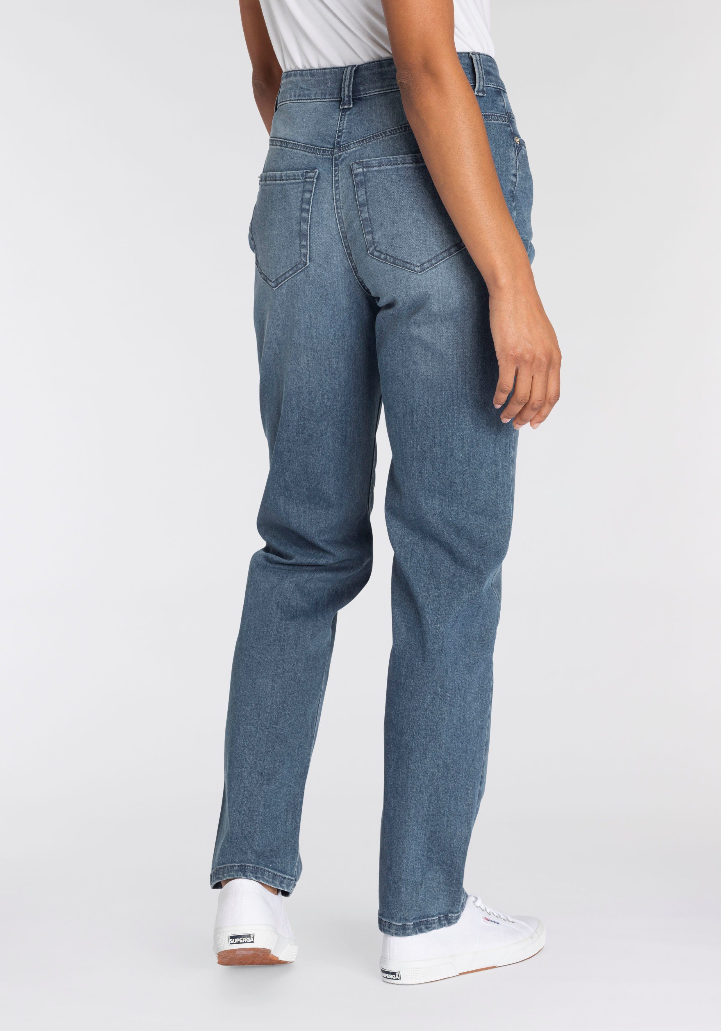 MAC Bequeme Jeans Stella Gerader Beinverlauf