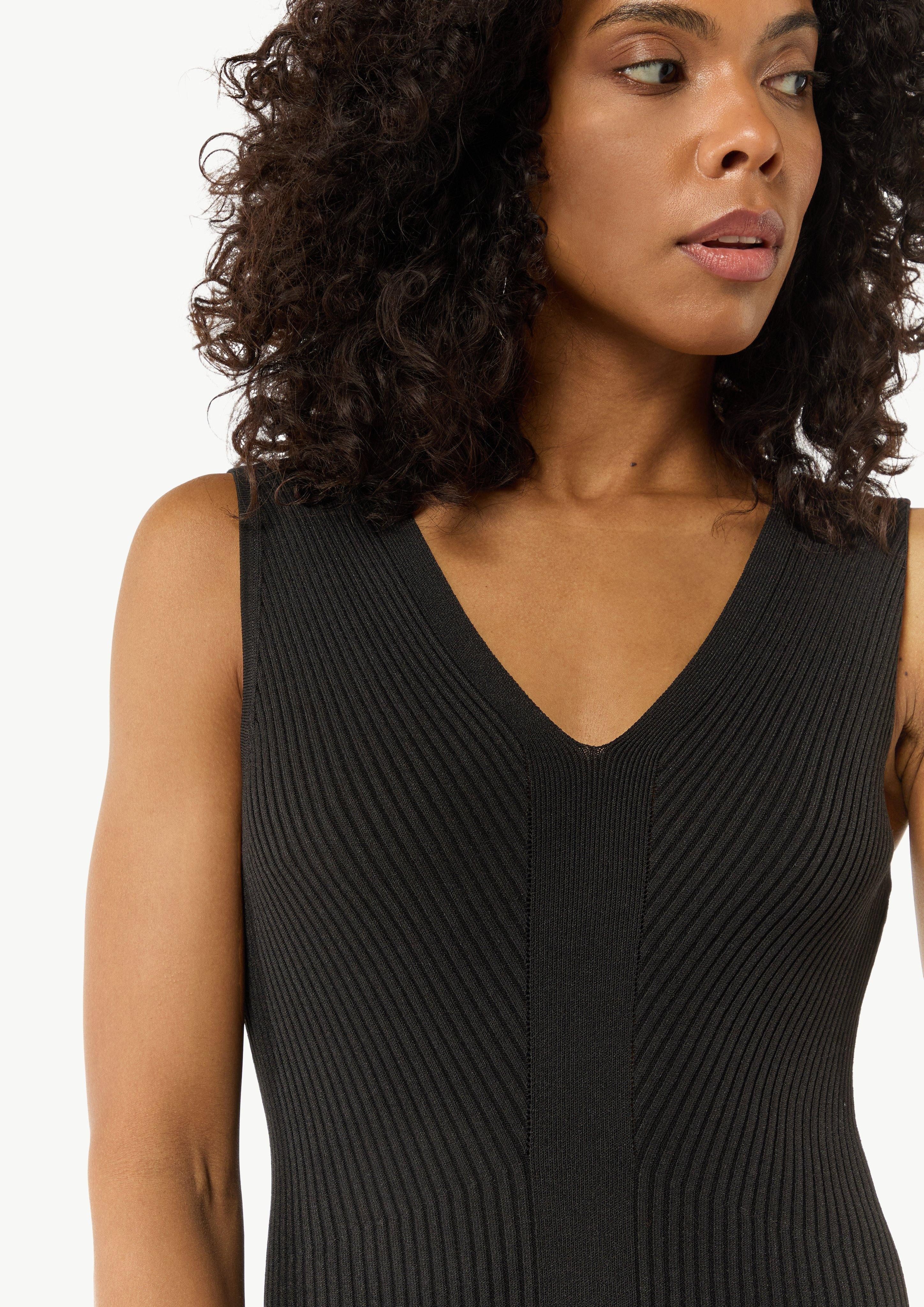 Comma Maxikleid Feinstrickkleid im Slim Fit günstig online kaufen
