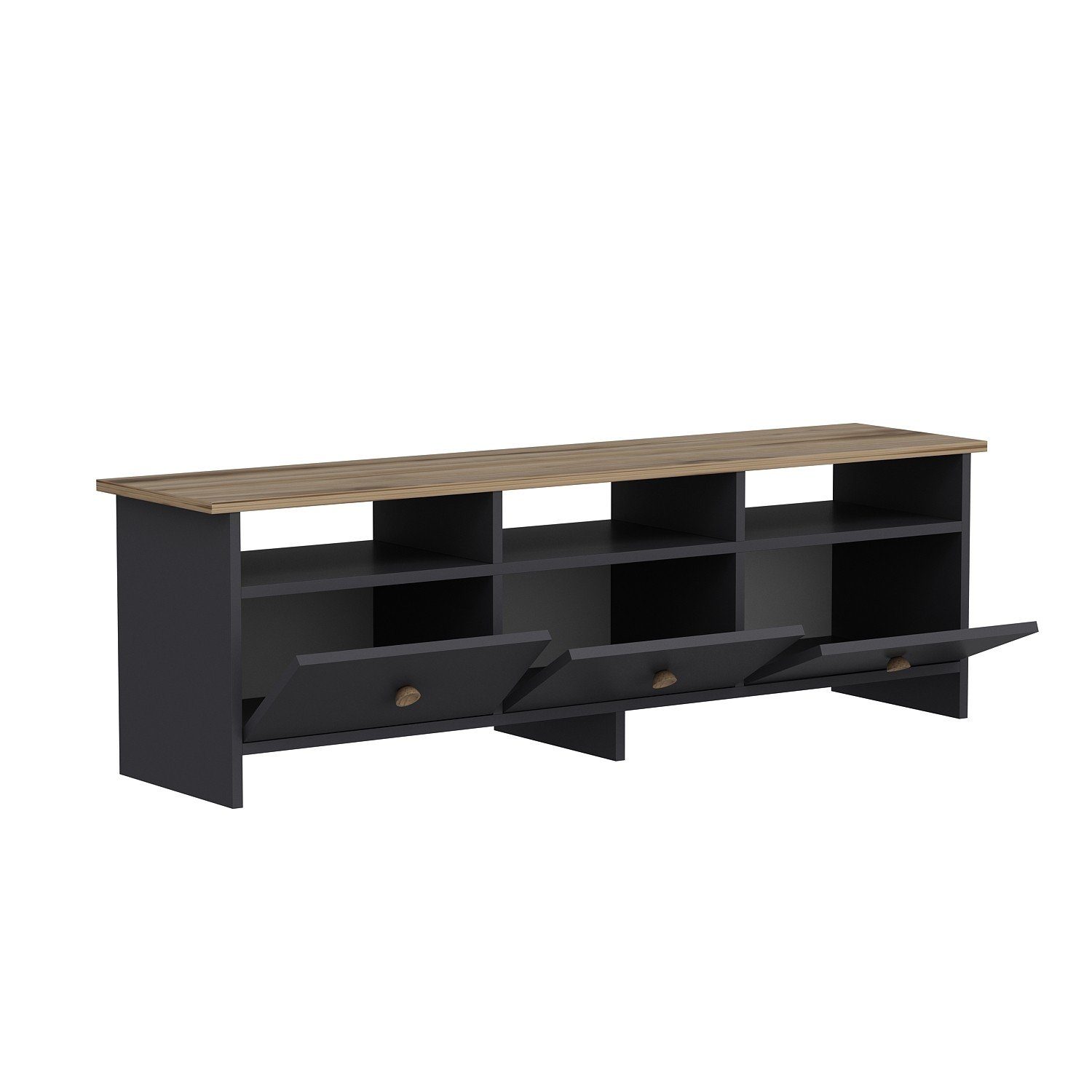 Schränke, Melaminbeschichtete 100% TV-Schrank Decor cm, Skye Partikelplatte 47x150x36