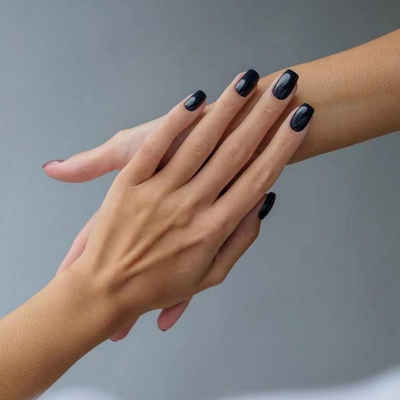 jalleria Kunstfingernägel Einfache mittelgroße rechteckige Reihe einfarbiger Nagelflicken